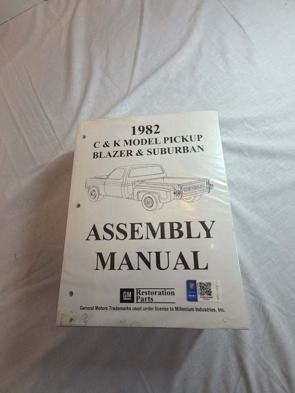 1982 C & K Model Pickup, Blazer & Suburban Assembly Manual